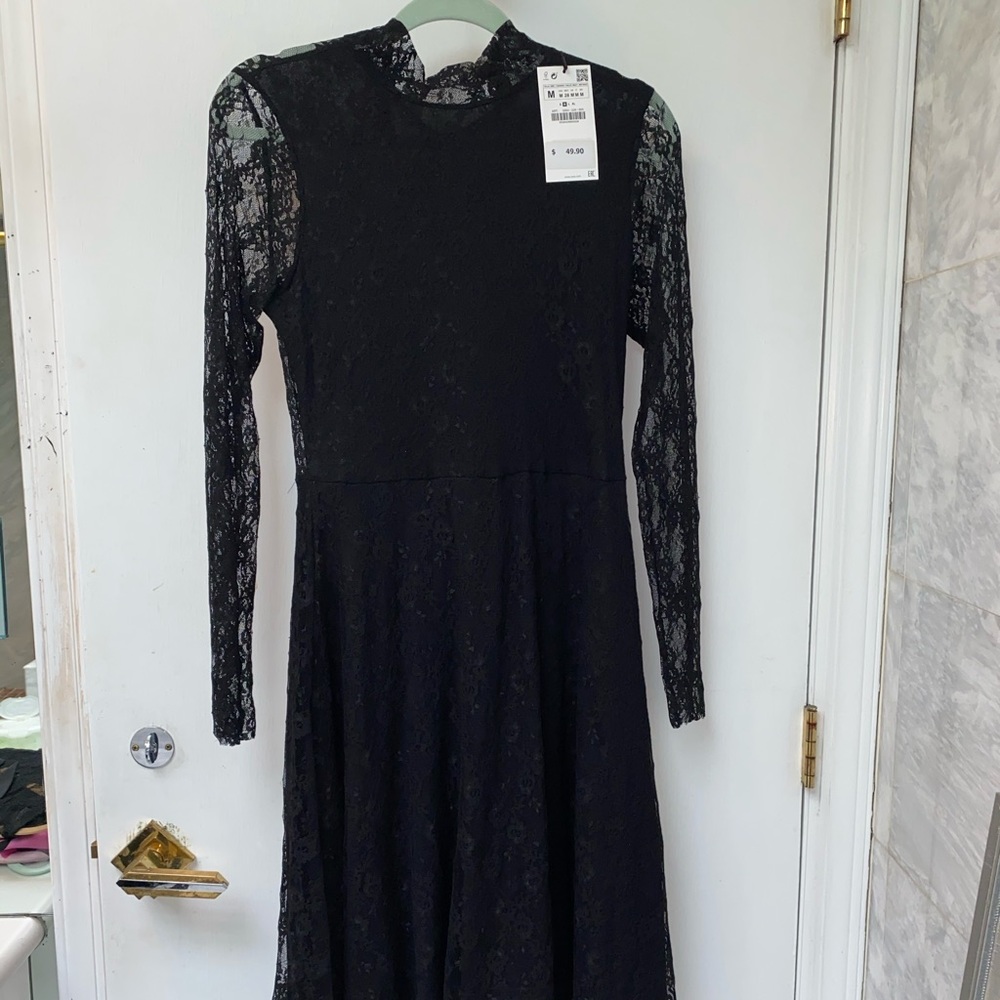 Zara Long Sleeve Lace Dress